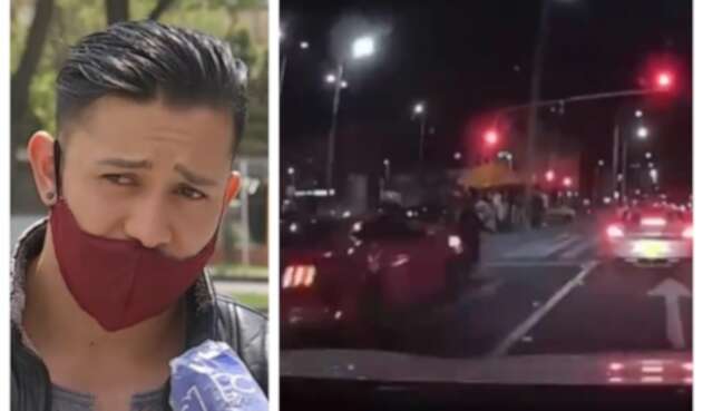 Motociclista arrollado por carro de alta gama en la calle 85