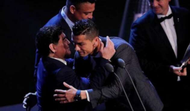 Diego Maradona y Cristiano Ronaldo