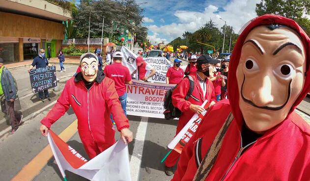 Protestas en Bogotá, 19 de noviembre de 2020