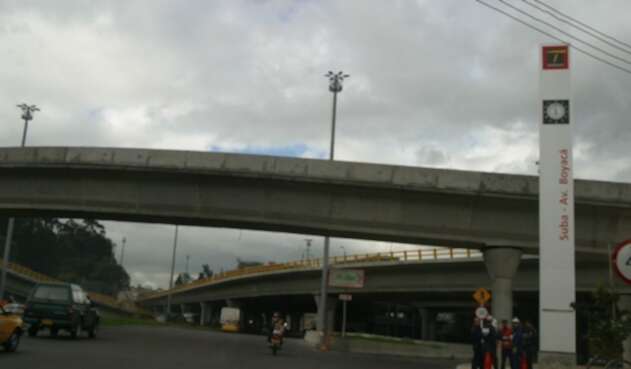 Puente de Avenida Suba, en Bogotá