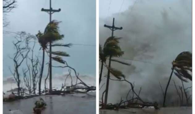 Estragos del huracán Iota en San Andrés Estragos del huracán Iota en San Andrés