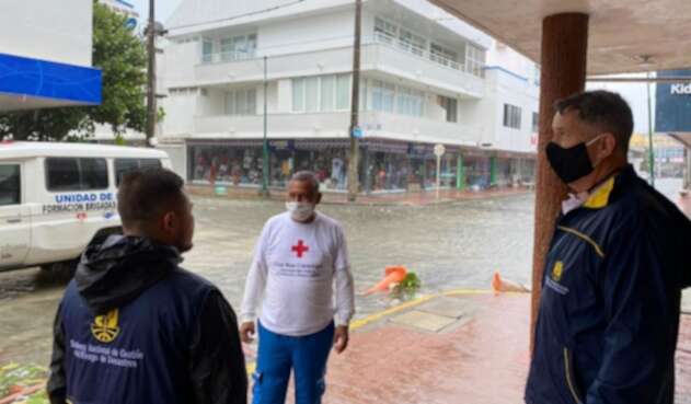San Andrés inundado por huracán Iota