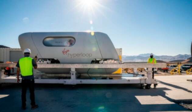Virgin hyperloop en Dubai