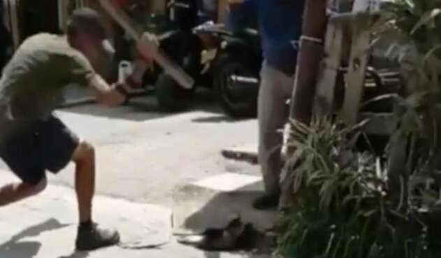 Tomada del video aficionado.