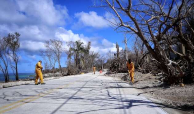 Inició la reconstrucción de las vías afectadas por el huracán Iota en San Andrés y Providencia