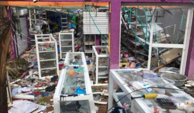 Comerciantes de Providencia y Santa Catalina en la ruina