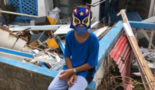 Joe, el niño de Providencia que se vistió de héroe para salvar vidas