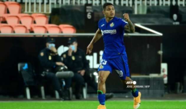 Cucho Hernández, delantero colombiano del Getafe