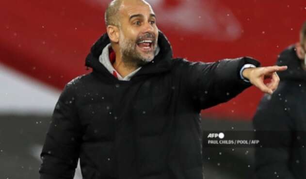 Pep Guardiola, técnico de Manchester City