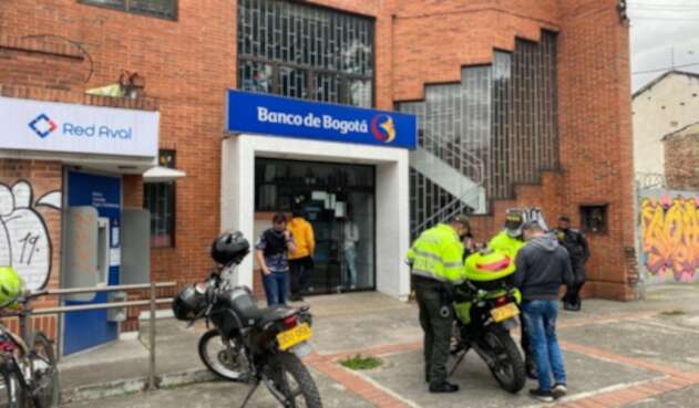 Entidad bancaria hurtada en Teusaquillo, en Bogotá.