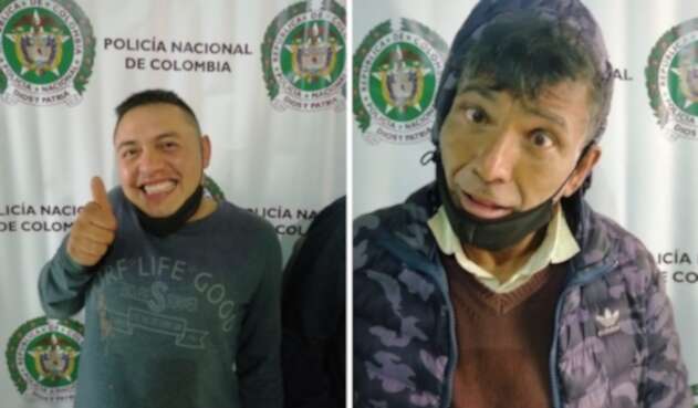 Presuntos ladrones se burlan al momento de ser presentados por la Policía