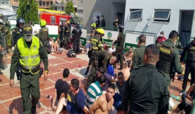 Los internos intentaron fugarse confirmó la Policía Metropolitana de Bucaramanga.