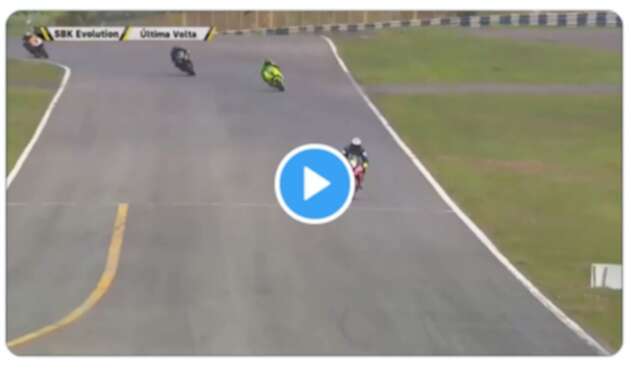 Blooper de motociclista