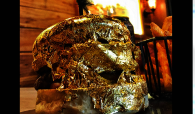 Hamburguesa de oro en Bucaramanga