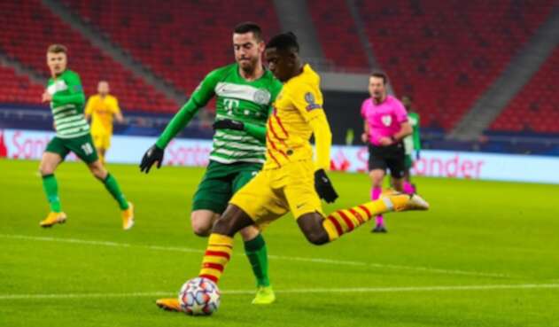 Ferencváros Vs. Barcelona - Champions League - Dembélé Ferencváros Vs. Barcelona - Champions League - Dembélé