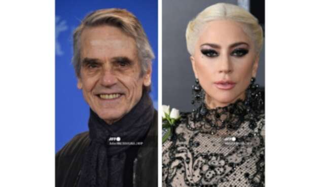 Lady Gaga y Jeremy Irons