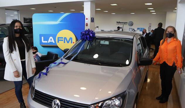Ganadora del carro de La FM