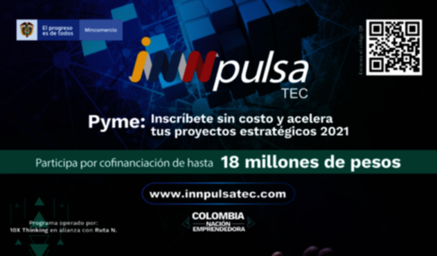 Imagen iNNpulsa iNNpulsa Colombia se suma a los esfuerzos del Gobierno Nacional para hacer realidad los proyectos estratégicos en 2021.