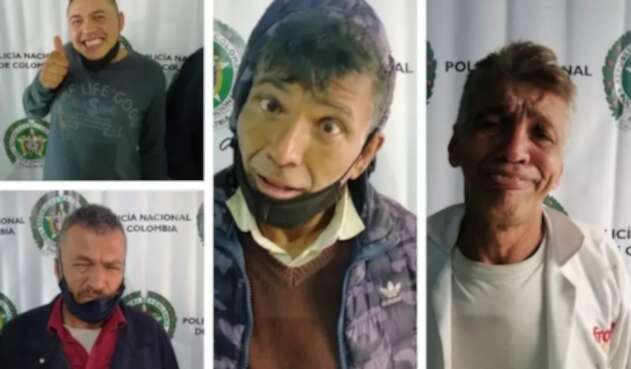 Ladrones posando Ladrones posando