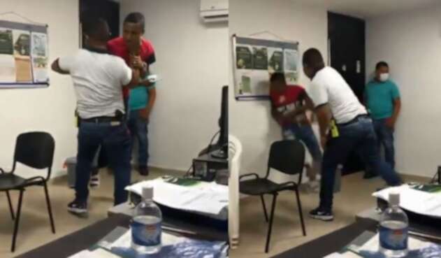 Polémica por la salvaje agresión de un policía a un ciudadano