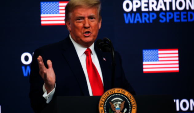 Donald Trump vacunación en EE.UU.