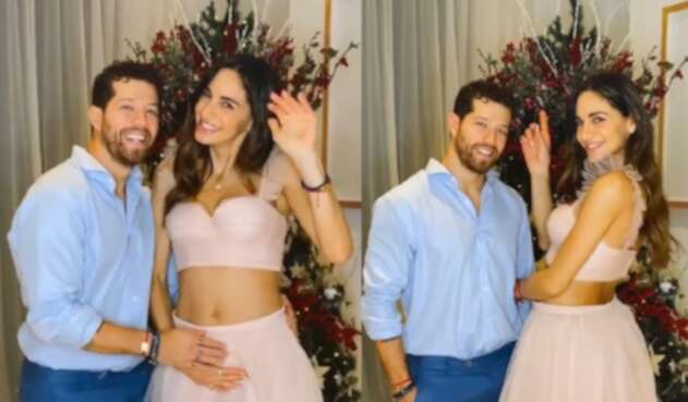 Valerie Domínguez y su novio, el Pollo Echeverry Valerie Domínguez y su novio, el Pollo Echeverry