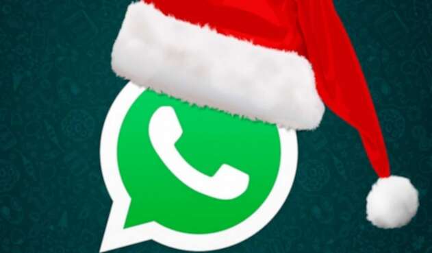 Logo de WhatsApp Navidad
