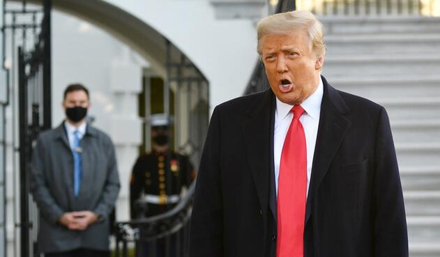 Donald Trump se retira de la Casa Blanca