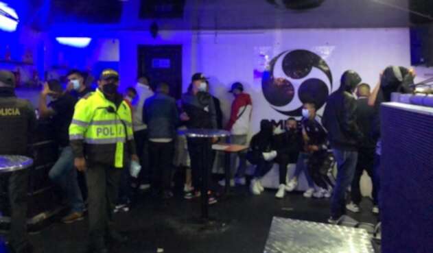 Fiesta clandestina en Kennedy, sur de Bogotá