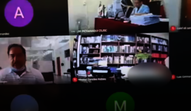 Abogado tiene relaciones sexuales en audiencia pública virtual