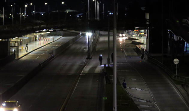 Así amaneció Bogotá en medio del nuevo toque de queda