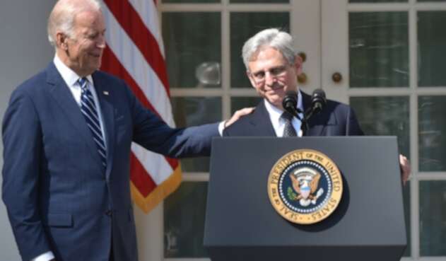 Joe Biden y Merrick Garland, quien será fiscal de EE.UU.