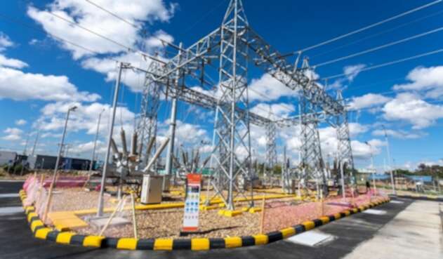 Subestación eléctrica Portugal.
