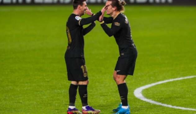 Lionel Messi y Antoine Griezmann - FC Barcelona Lionel Messi y Antoine Griezmann - FC Barcelona