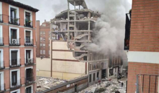 Explosión en Madrid