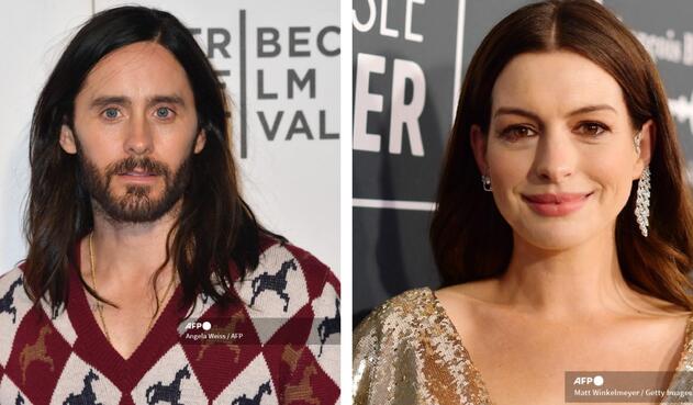 Anne Hathaway y Jared Leto