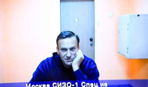 Alexéi Navalni, opositor ruso en centro de detención