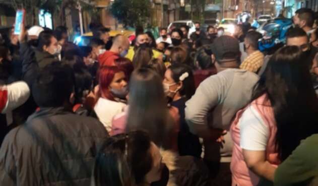 Comerciantes protestaron en Suba