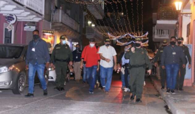 ¿Cómo estuvo el Centro Histórico de Cartagena durante la celebración de fin de año?