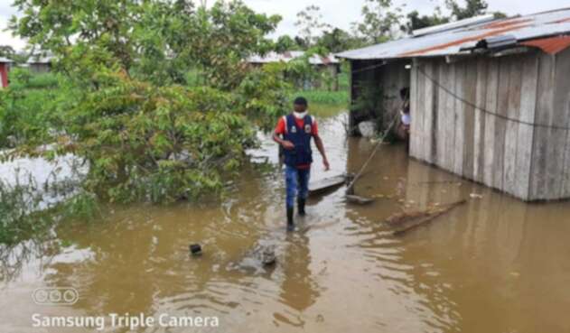 Inundaciones en El Carmen del Darién.