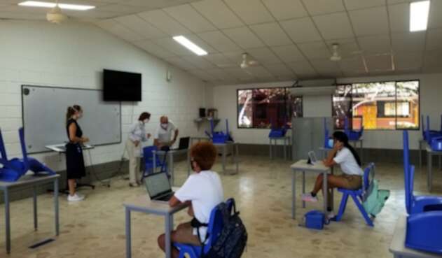 Regreso a clases de colegios privados en Cartagena