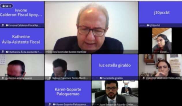 Desde Canadá reapareció el exmagistrado Leonidas Bustos en el juicio de Francisco Ricaurte, por el 'cartel de la toga'