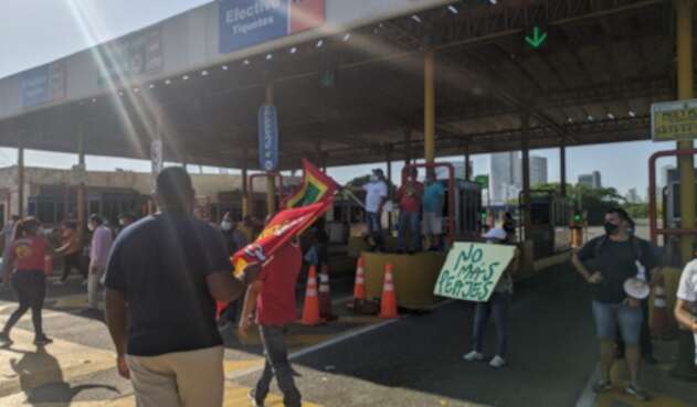 Protesta Peaje Cartagena