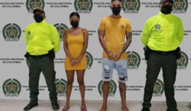 Pareja capturada en Cartagena por pornografía con menor de edad