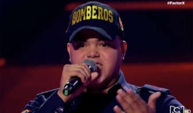 Zair, el bombero cantante del Factor X