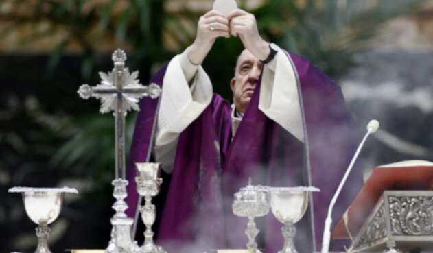 Papa Francisco en miércoles de ceniza en pandemia