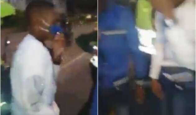 Presunto ladrón en Cali
