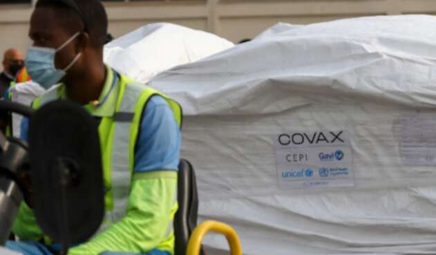 Llegada de vacunas de Covax a Ghana