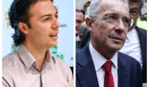 Daniel Quintero y Álvaro Uribe