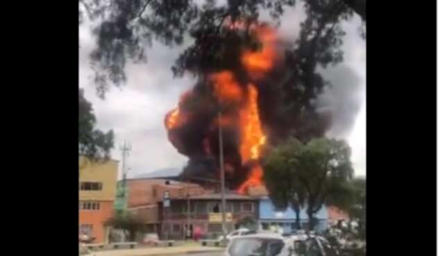 Explosión barrio Quiroga